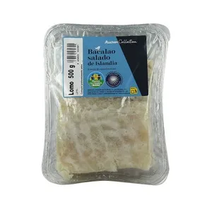 Auchan Collection Bacalao Salado de Islandia Lomo 500 G. Producto Alcampo