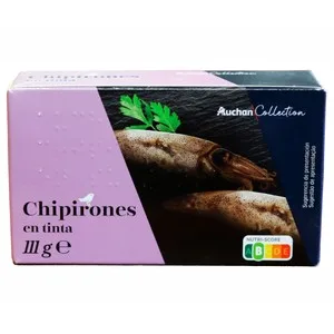 Auchan Collection Chipirones en Su Tinta 72 G. Producto Alcampo
