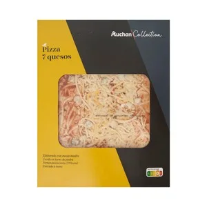 Auchan Collection Pizza 7 Quesos 400 G Alcampo Gourmet.