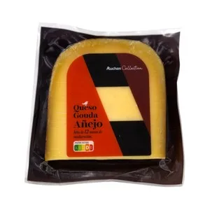 Auchan Collection Queso Gouda Añejo (maduración + 12 Meses) 250 G. Producto Alcampo