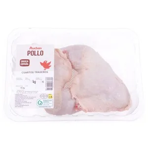 Auchan Cuarto Trasero de Pollo 2 Uds Bandeja. Producto Alcampo 600 G