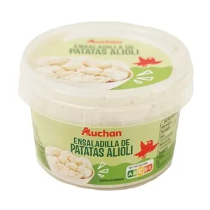 Auchan Ensaladilla de Patatas con Alioli, Lista para Tomar 250 G. Producto Alcampo