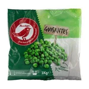 Auchan Guisantes Finos 1 Kg. Producto Alcampo 1000 G