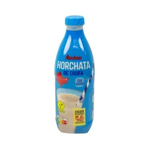 Auchan Horchata de Chufa con Denominación de Origen Chufa de Valencia Botella de 1 L Producto Alcampo 1000 ML