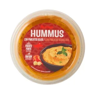 Auchan Hummus con Pimientos Rojo 240 G. Producto Alcampo