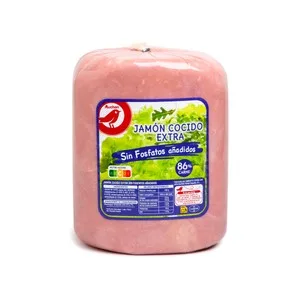 Auchan Jamón Cocido Extra sin Fosfato Producto Alcampo - Loncha Normal 2 a 3 Mm 127.5 G