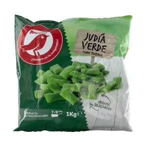 Auchan Judías Verdes Planas Seleccionadas y Troceadas 1 Kg. Producto Alcampo 1000 G