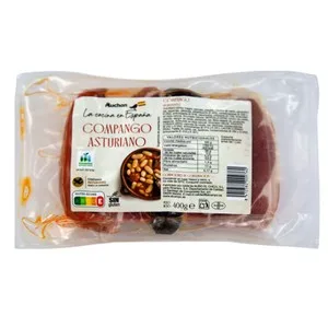 Auchan la Cocina de España Compango Asturiano (chorizo, Morcilla, Panceta Curada y Lacon Curado) 400 G. Producto Alcampo