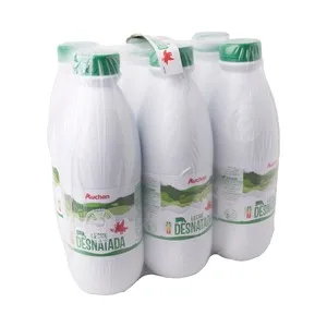 Auchan Leche de Vaca Desnatada 6 X 1,5 L Producto Alcampo. 9000 ML