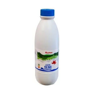 Auchan Leche de Vaca Semidesnatada 1,5 L Producto Alcampo. 1500 ML