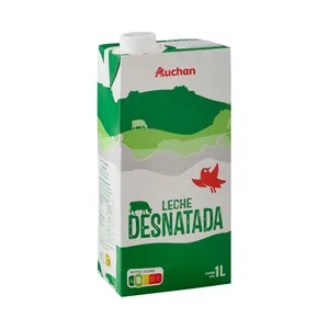 Auchan Leche Desnatada de Vaca 1 L. Producto Alcampo 1000 ML