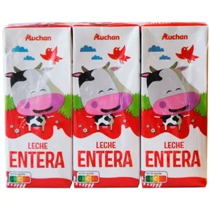 Auchan Leche Mini Entera 6 X 200 Ml Producto Alcampo. 1200 ML