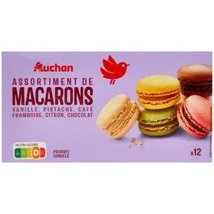 Auchan Macarons Surtidos 12 Uds. 154 G Producto Alcampo. 154 ML