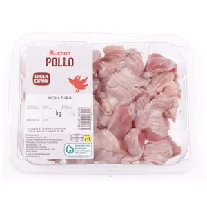 Auchan Mollejas de Pollo Bandeja. Producto Alcampo 450 G