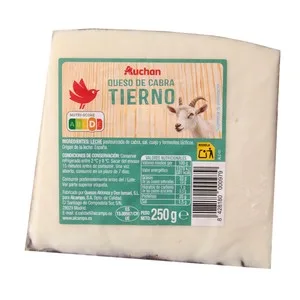 Auchan Queso de Cabra Tierno 250 G Producto Alcampo.