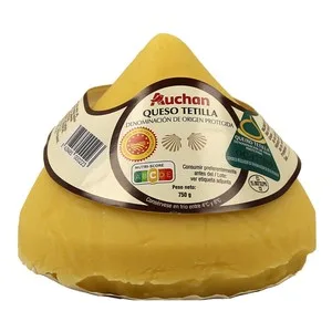 Auchan Queso de Tetilla 800 G. Producto Alcampo 750 G