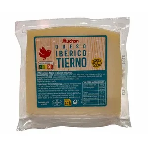 Auchan Queso Mezcla Tierno, Cuña Producto Alcampo. 450 G