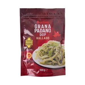 Auchan Queso Rallado Grana Padano DOP 100 G. Producto Alcampo