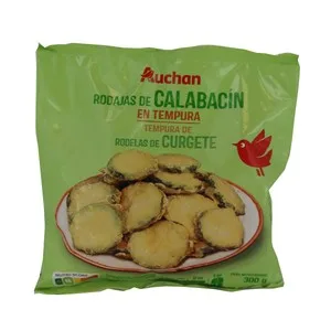 Auchan Rodaja de Calabacín en Tempura 300 G.