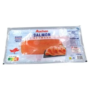 Auchan Salmón Ahumado Noruego 250 G. Producto Alcampo
