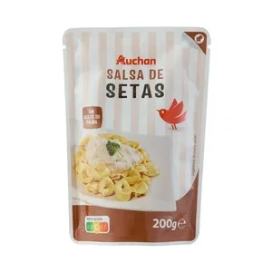 Auchan Salsa Fresca de Setas 180 G Producto Alcampo. 200 G