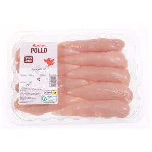 Auchan Solomillo Pollo Bandeja. Producto Alcampo 375 G
