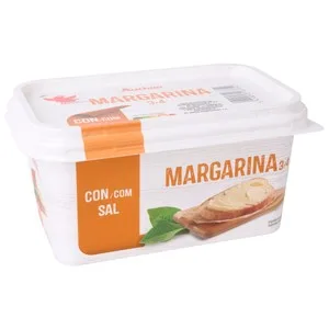 Auchan Tarrina de Margarina Vegetal 3/4 con Sal 500 G. Producto Alcampo