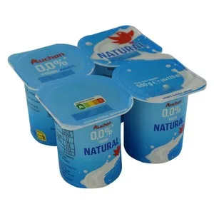 Auchan Yogur Desnatado Natural sin Azúcares Añadidos 4 X 125 G Producto Alcampo. 500 G