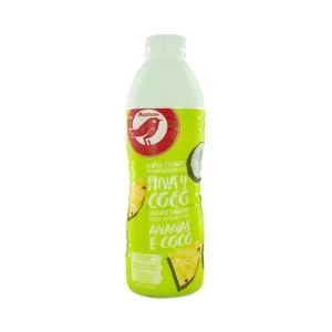 Auchan Yogur Líquido Semidesnatado para Beber, con Pulpa de Piña y Coco 1 L. Producto Alcampo 1000 G