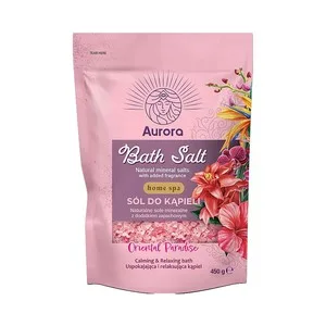 Aurora Oriental Paradise Sales de Baño Perfumadas, con Acción Calmante y Relajante 450 G. 450 ML
