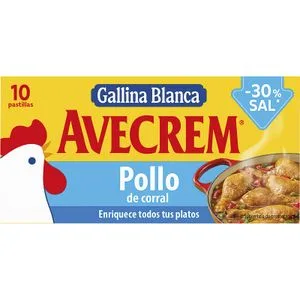 Avecrem Pollo 30% Menos de Sal 95 Gr