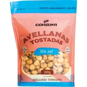 Avellanas Tostadas Bolsa 200 Gr