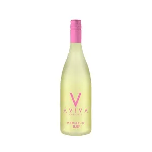 Aviva Vino Blanco Frizzante Verdejo 5.5 % Botella de 75 Cl. 750 UD