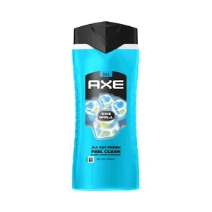 AXE Ice Chill Gel para Baño o Ducha con Extracto de Limón y Menta Refrescante 400 Ml.