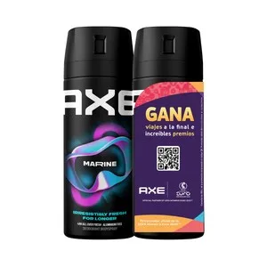 AXE Marine Desodorante en Spray para Hombre Anti Transpirante hasta 48 Horas 2 X 150 Ml. 300 ML