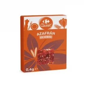 Azafrán en Hebra Carrefour  Classic 0,4 G.