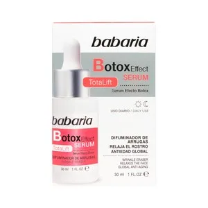 Babaria Botox Effect Sérum de Uso Diario con Acción Antiedad, para Pieles Maduras 30 Ml.