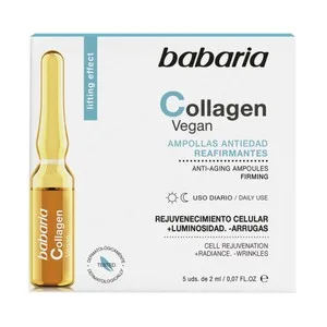 Babaria Collagen Vegan Ampollas Reafirmantes y Antiedad de Uso Diario 5 X 2 Ml. 10 ML