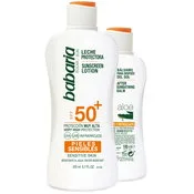 Babaria Pack Leche Protectora Fp-50 + 200ml + Alol
