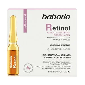 Babaria Retinol Ampollas con Acción Antiedad 5 X 2 Ml. 10 ML
