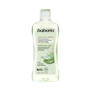 Babaria Tónico Facial Calmante con Aloe Vera y Manzanilla, para Todo Tipo de Pieles 200 Ml. 300 ML