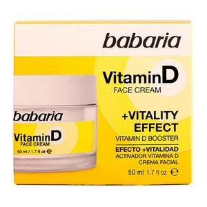 Babaria Vitamin D Crema Facial de Día con Activador de Vitamina D 50 Ml.