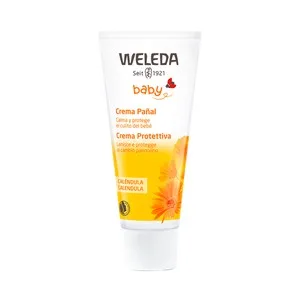 Weleda Baby Crema Protectora de la Zona del Pañal, sin Perfume y con Extracto de Caléndula 75 Ml.