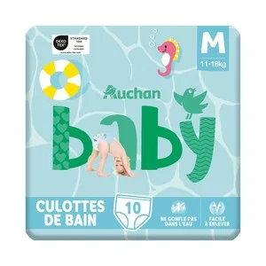Producto Alcampo Baby Pañales Bañador Unisex (bañador Desechable) Talla M, para Niños de 11 a 18 Kilos 10 Uds.