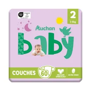 Producto Alcampo Baby Pañales Talla 2 (3-6 Kg) 60 Uds.