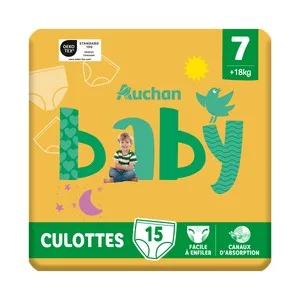 Producto Alcampo Baby Pants (braguitas) de Aprendizaje Talla 7 (+18 Kg) 15 Uds.