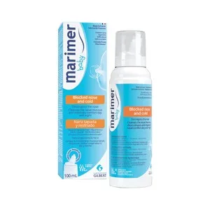 Marimer Baby Spray Hipertónico (agua de Mar) para Nariz Tapada y Resfriado 100 Ml.