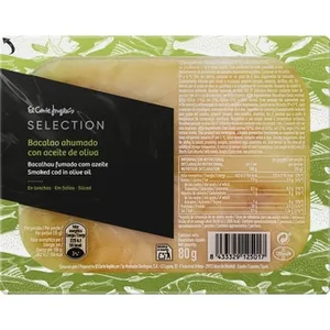 Bacalao Ahumado con Aceite de Oliva en Lonchas el Corte Ingles Selection 80 G