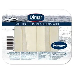 Dimar Bacalao Desalado en Palitos Premium 300g