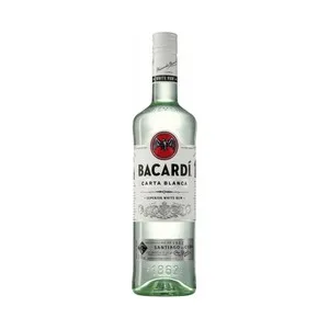 Bacardi Ron Blanco de Calidad Superior Carta Blanca Botella de 1l. 1000 ML